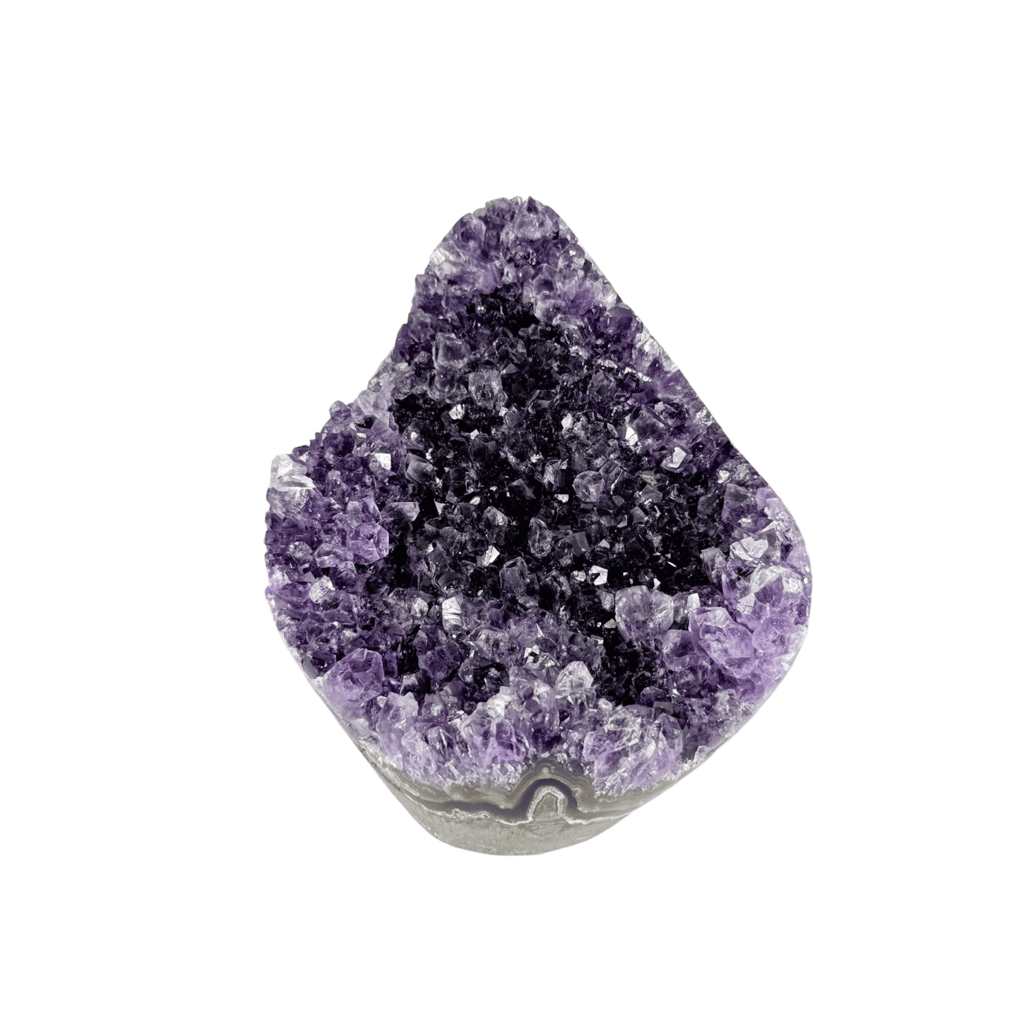 Geode di cristallo di ametista naturale - 0,860 g